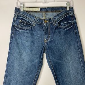 GENERRA Second Skin Jeans Women's Size 27 Boot Cut Denim Blue Jeans